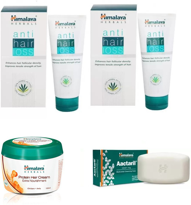Himalaya Anti Hair Loss Cream, protein hair cream, soap(Set of 4)