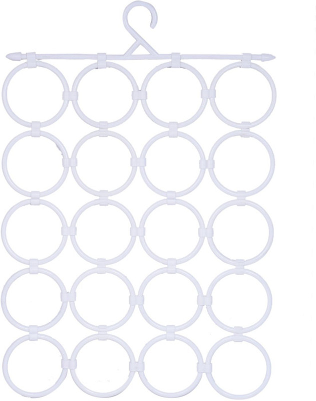 kanha 20 hole Scarf Hangers Ring Rope Slots Holder Hook Scarf Wraps Storage Hanger Organizer Scarf Rack Tie Hanger Scarf Organizer