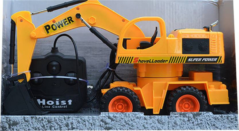 dmpl fastdeal R/C jcb toy heavy machine (Yellow)(Multicolor)