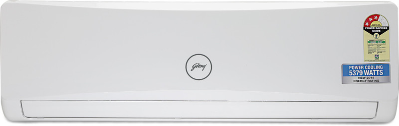 Godrej 1.5 Ton 3 Star Split AC - White(GSC 18 SGN 3 CWQR, Aluminium Condenser)