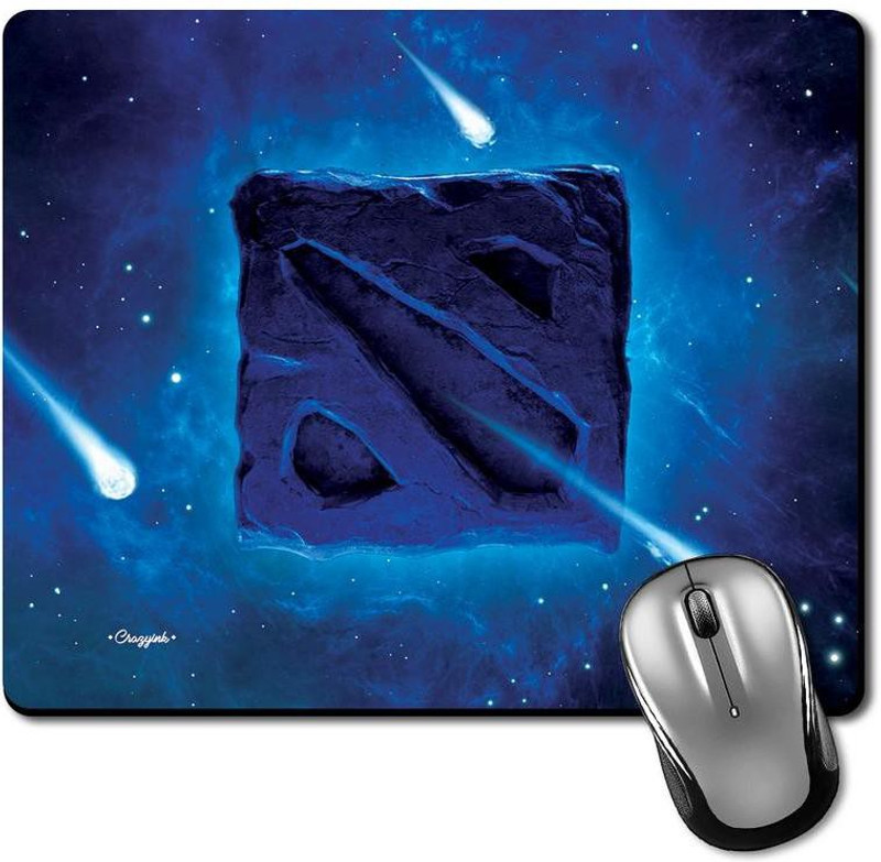 CRAZYINK MPBlue Stone Logo Mousepad(Multicolor)