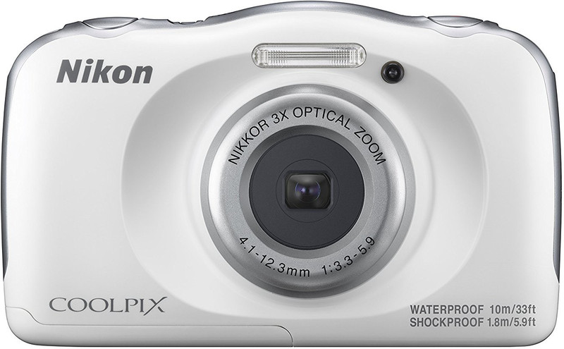 Nikon COOLPIX W100(13 MP, 3x Optical Zoom, 4x Digital Zoom, White)