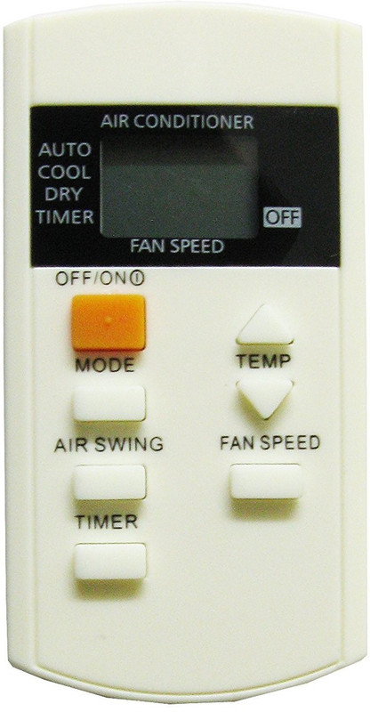 icooli Compatible Panasonic 175a Ac Remote Control (Please Match The Image With Your Old Remote) Remote Controller(White)