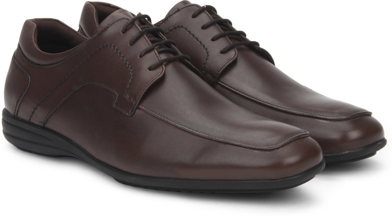 Hush Puppies By Bata CITY BOUNCE-LACE UP Lace Up shoes For Men(Brown)