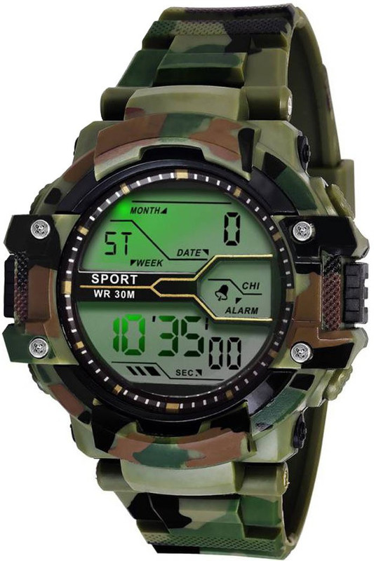 aviser Attractive Digital Multi-functional Outdoor Sports Men's & Boy's Digital Watch  - For Boys