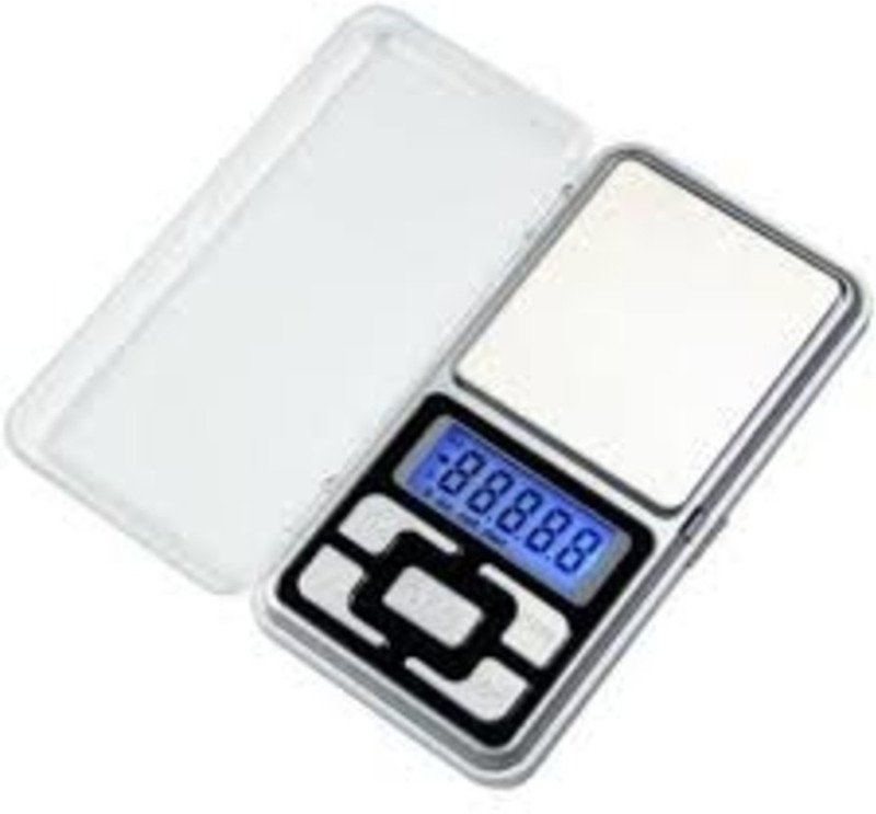 shrines Electronic Digital Pocket Weight Scale Weighing Scale(Silver)