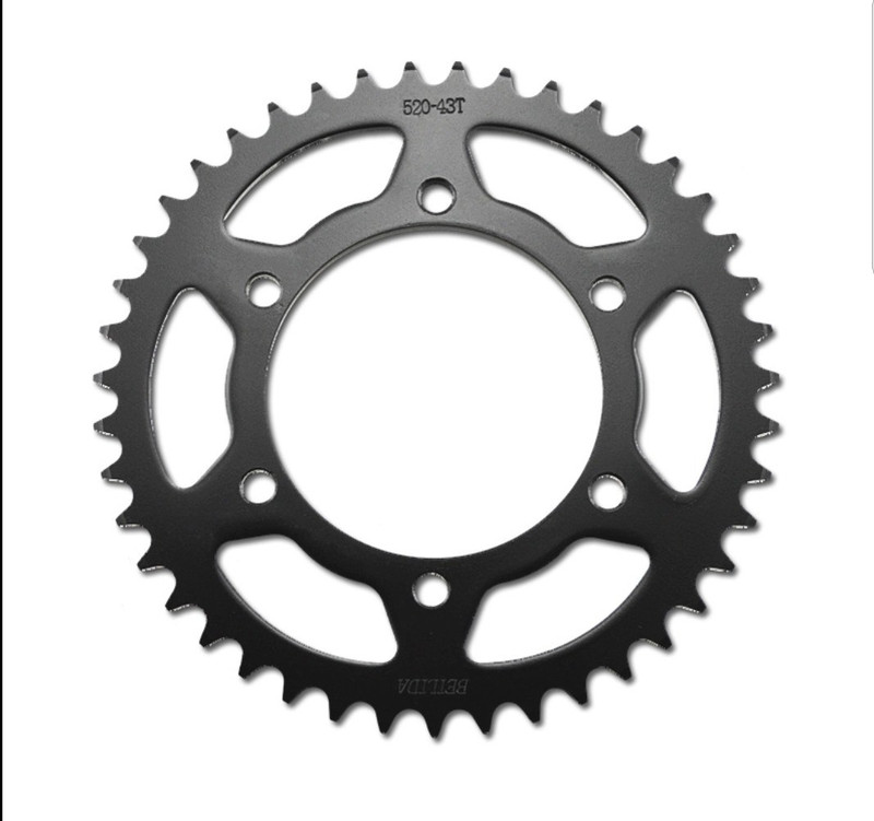 open throttle racers Ninja 250R 43 Teeth Sprocket(Kawasaki Ninja 250 Pack of 1)