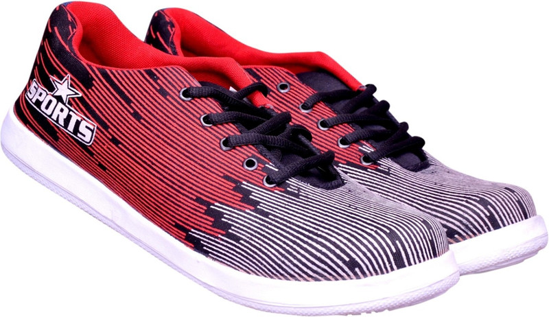 begone U Teddy Red Running Shoes For Men(Red)
