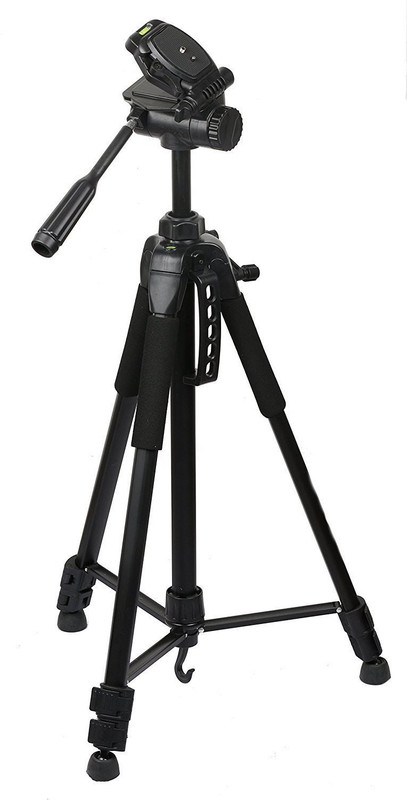 photron Stedy Pro 560 Complete Tripod Unit with Free Carry Bag and additional quick release plate Tripod Kit(Black, Supports Up to 5000 g)