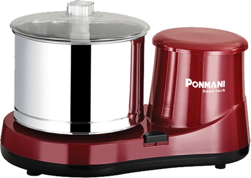 Ponmani wmr ponmani!nanotech Wet Grinder(Red)