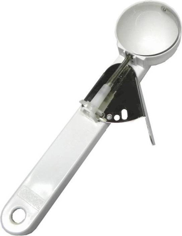 sajan Ice-Cream Scooper (White)(ABS) Plastic Ice-cream Spoon(Pack of 1)