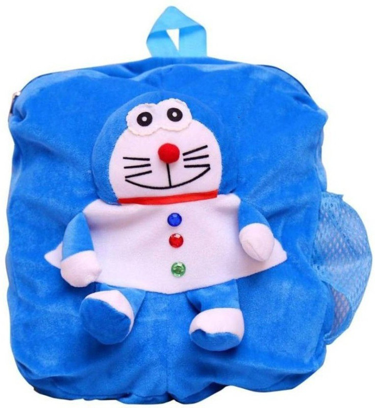 stuffed toy DORAEMON bag sky blue colour best  - 4 cm(SKY BLUE)