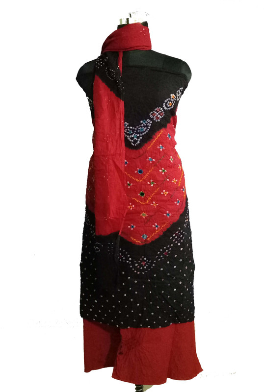 aadika Cotton Blend Printed Salwar Suit Material(Unstitched)