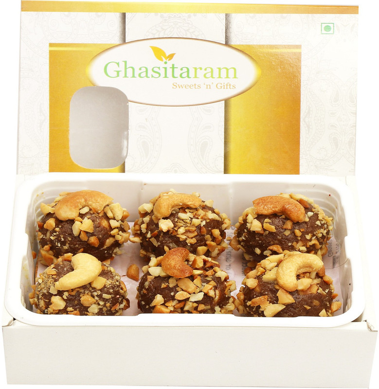 Ghasitaram Gifts Sugarfree Chocolate Kaju Laddoo Box(200 g)