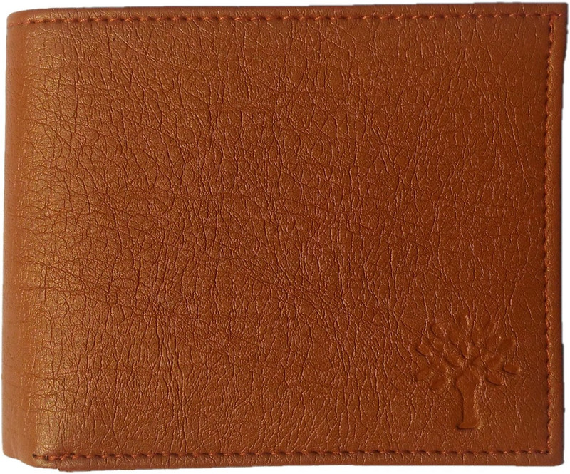 uniqus Men Tan Artificial Leather Wallet(6 Card Slots)