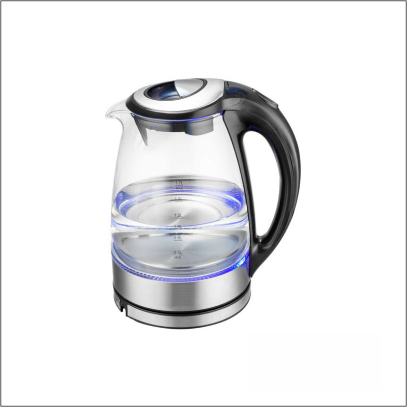 Warmex ELECTRIC KETTLE (GLASS) EK 09 TL Electric Kettle(1.7 L, Black)