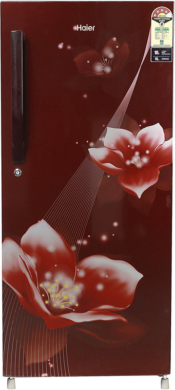 Haier 195 L Direct Cool Single Door 4 Star Refrigerator(Red Magnolia/Red Flower, HED-20FRF) Haier 195 L Direct Cool Single Door 4 Star Refrigerator(Red Magnolia/Red Flower, HED-20FRF)