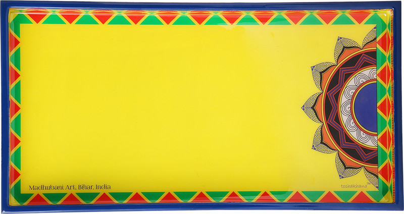 toshakhana 605 Tray Small MDF Madhubani Art Bihar India Tray