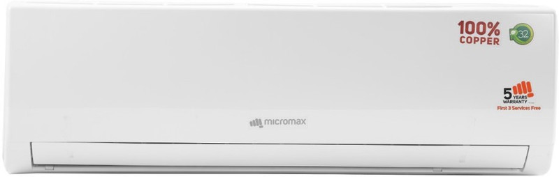 Micromax 1.5 Ton 3 Star Split AC - White(ACS18C3T3QS6WH, Copper Condenser)