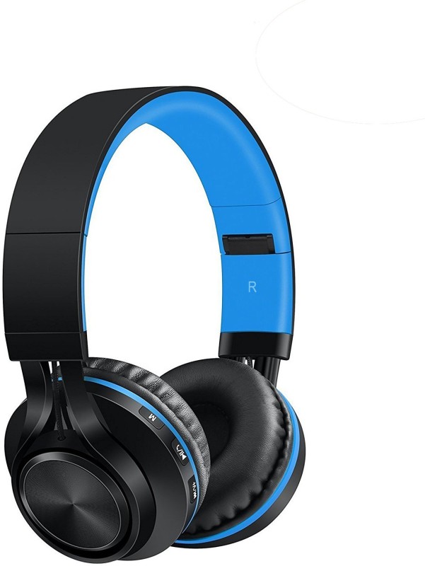 Sound One BT-06 Bluetooth Headset with Mic(Blue, Over the Ear)