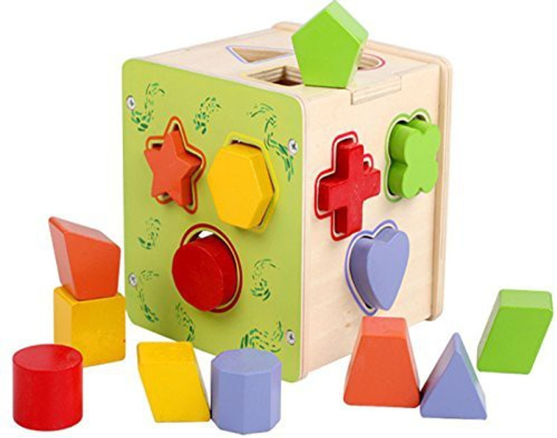 xiaopingshop New Style Fifteen Holes,Shape Intelligence Box,Matching Type Toy,Exercise Baby'S Attention(Multicolor)