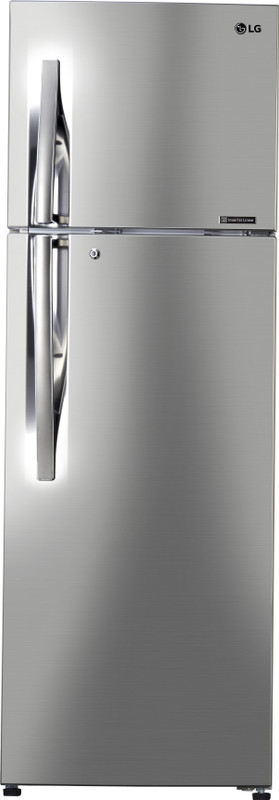 LG 335 L Frost Free Double Door 3 Star Refrigerator(Shiny Steel, GL-C372RPZU)