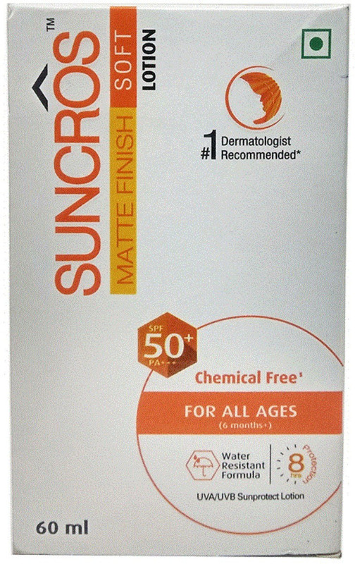 suncros matte finish soft - SPF 50+ PA+++(60 ml)