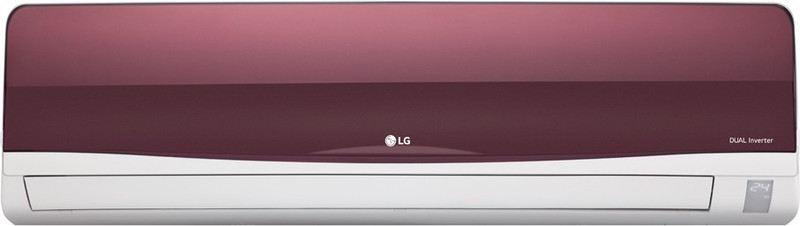 LG 1 Ton 3 Star Split AC - Burgundy, White(JS-Q12TWXD, Copper Condenser)