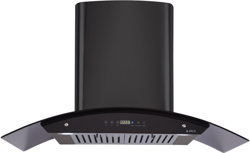 Elica OSB HAC TOUCH BF 90 NERO Auto Clean Wall Mounted Chimney(Black 1200 CMH) Elica OSB HAC TOUCH BF 90 NERO Auto Clean Wall Mounted Chimney(Black 1200 CMH)