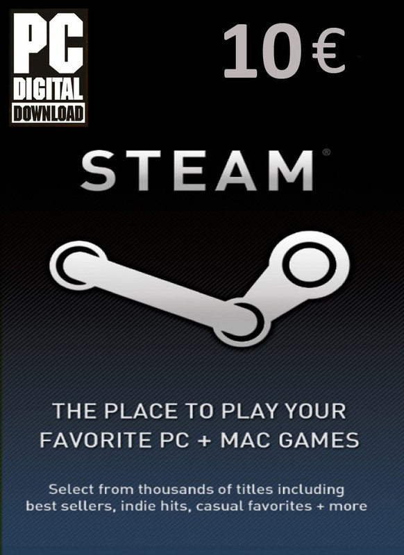 Steam Gift Card 10 EUR for PC