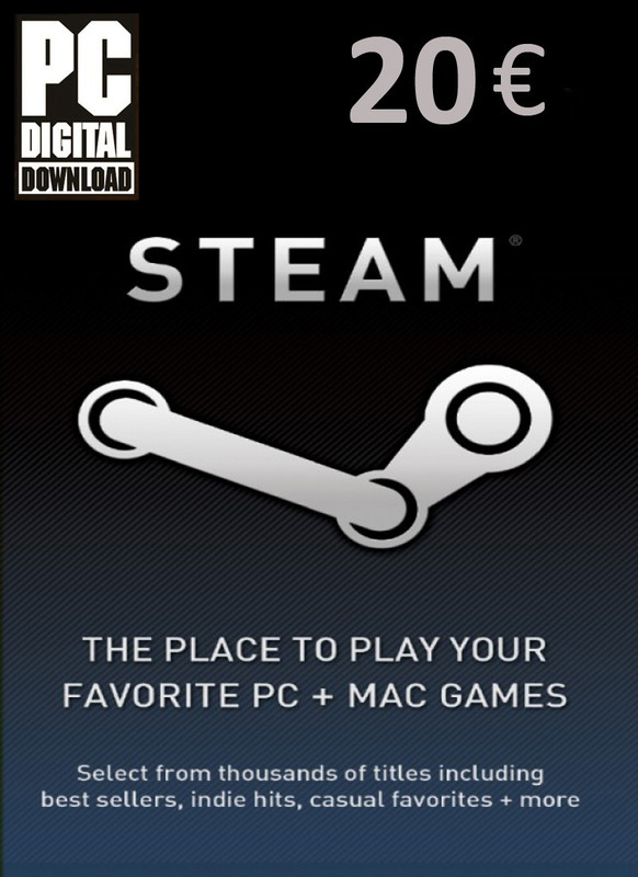 Steam Gift Card 20 EUR for PC