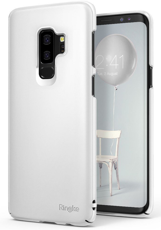 Ringke Back Cover for Samsung Galaxy S9 Plus [SLIM] PC Hard Case(White)