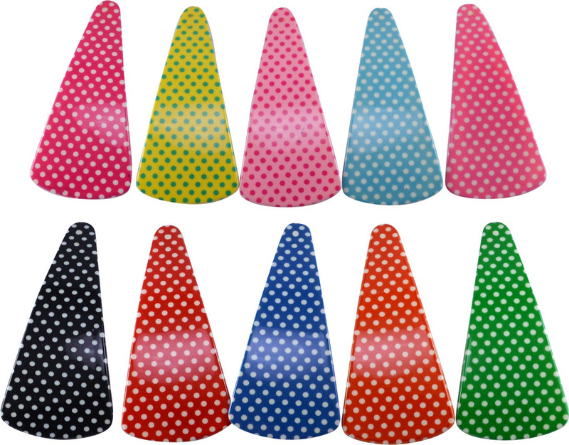 Saamarth Impex Latest Designs Imported Daily Wear Hair Accessories, Printed Clips, New Style Clips For Long or Short Hairs Set Of 10 Piece Hair Clip(Multicolor)