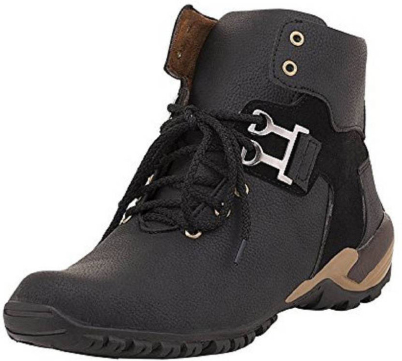 s37 LATEST Boots For Men(Brown, Black)
