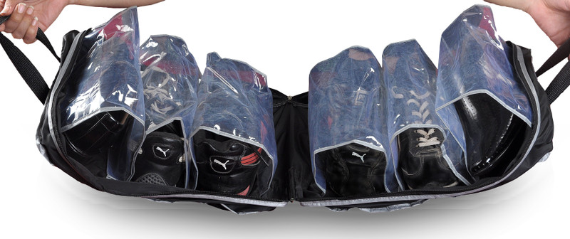 bairagi Shoe Pouch(Black, Red, Grey)
