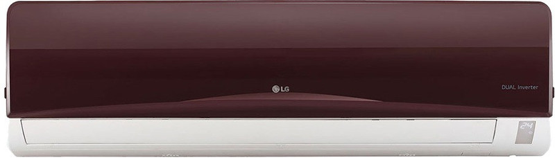 LG 1 Ton 3 Star Split Inverter AC - Nova Red(JS-Q12RUXA, Copper Condenser)