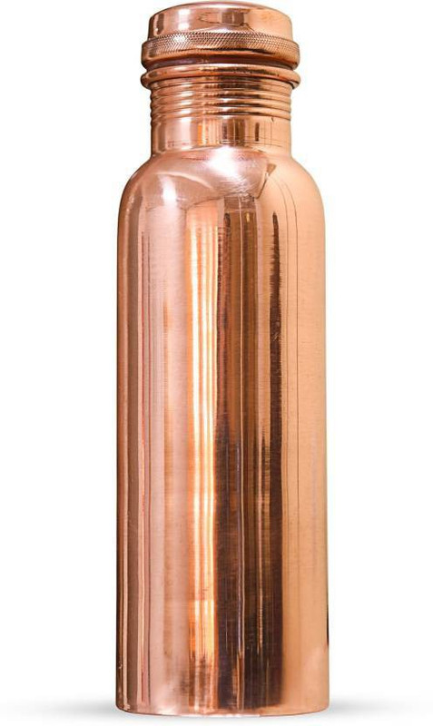 copper bottle Pure Copper Joint Free Water Bottle for Ayurveda Health Benefits 1000 ml Bottle(Pack of 1, Brown)