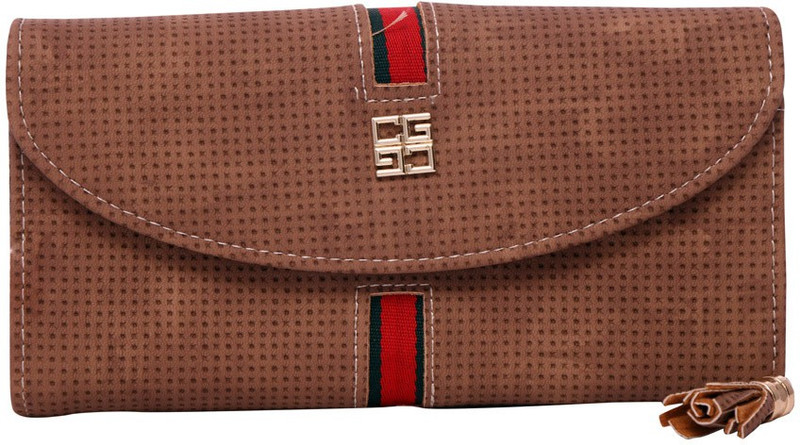bee fashionable Casual Tan  Clutch