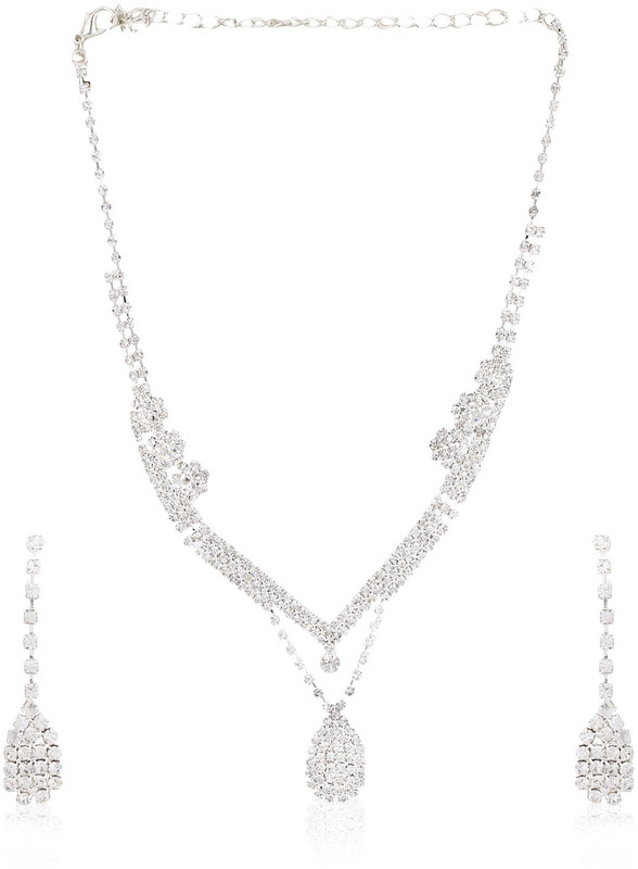 Moedbuille Alloy Jewel Set(Silver)