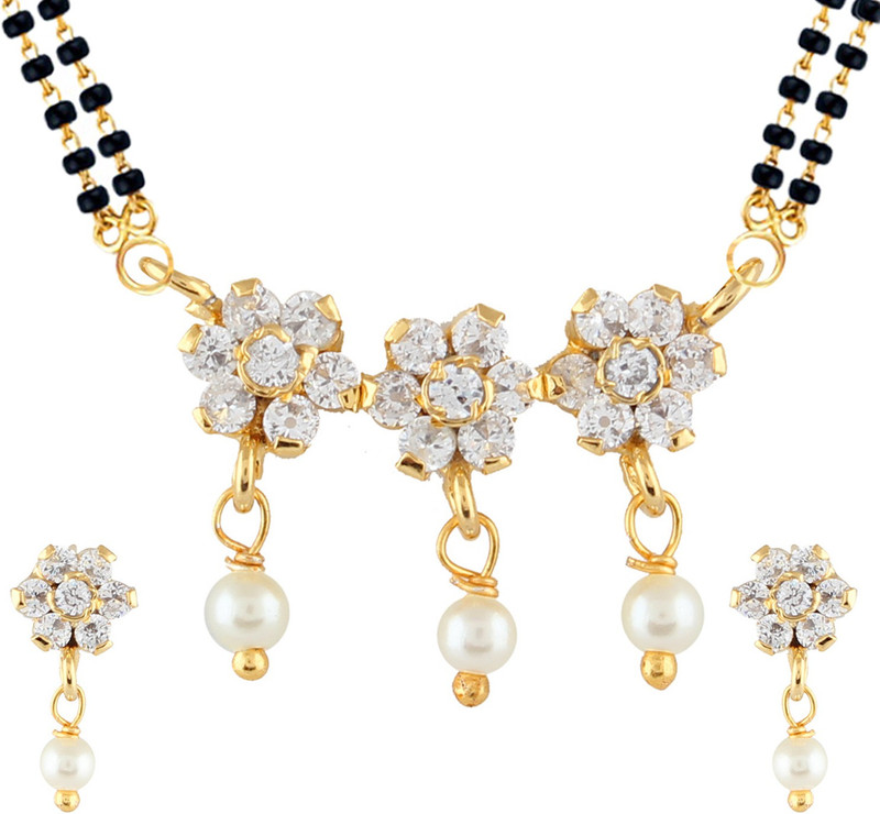 Archi Collection Alloy Jewel Set(White)