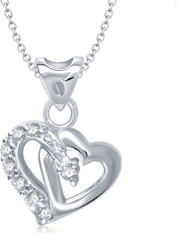 Vina Fashion Jewellery Rhodium Alloy Pendant