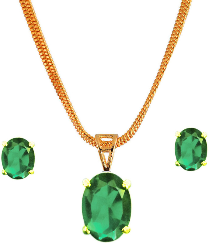 Weldecor Alloy Jewel Set(Green)