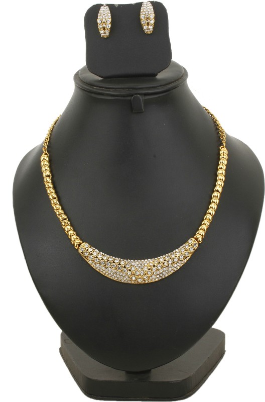 Bling N Beads Alloy Jewel Set(Gold)