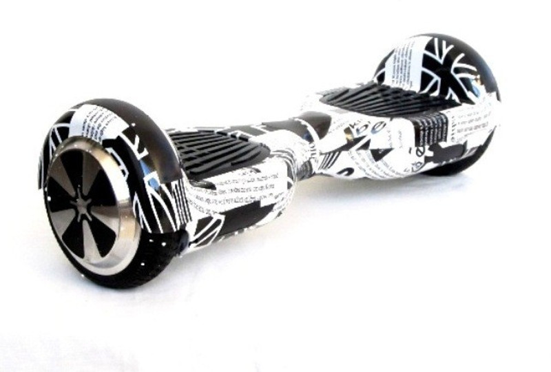 sky wings Skywings news paper self balancing electric scooter with bluetooth, remote, carry bag Self Balancing Scooter Scooter(Multicolor)