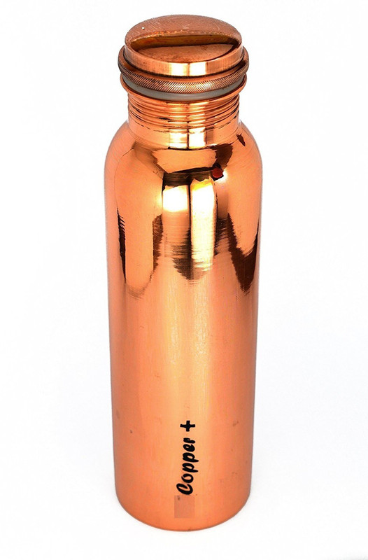 madhabi Copper Bottle 1000 ml Bottle(Pack of 1, Brown)