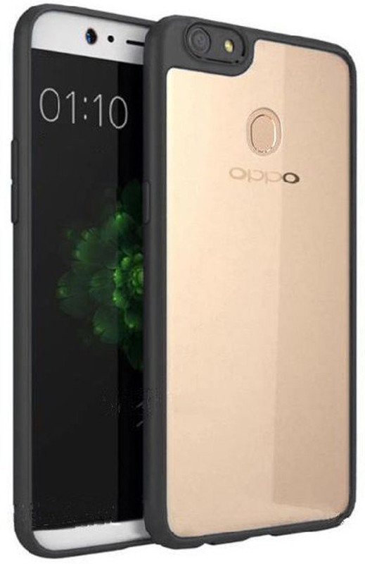 Johra Bumper Case for Oppo F5(Black, Dual Protection, Plastic)