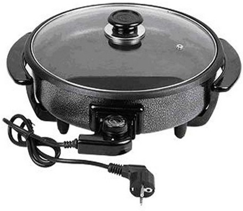 Gauba Traders King Kitchen Electric Pan(Black)