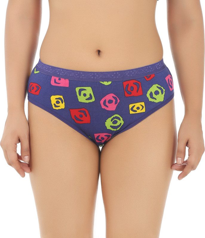 Embibo Women Hipster Dark Blue Panty(Pack of 1)