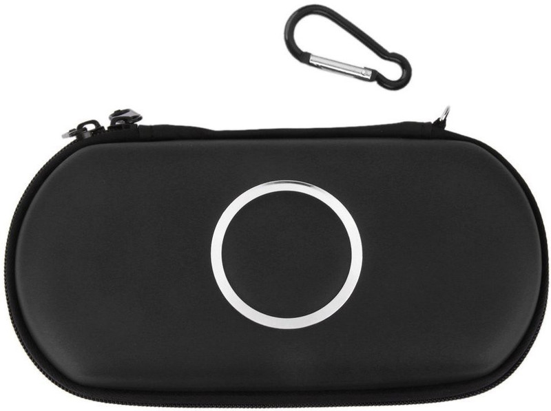 Ae Zone Pouch for PlayStation, PSP, PSP 1000, PSP 2000, PSP 3000(Black, Artificial Leather)