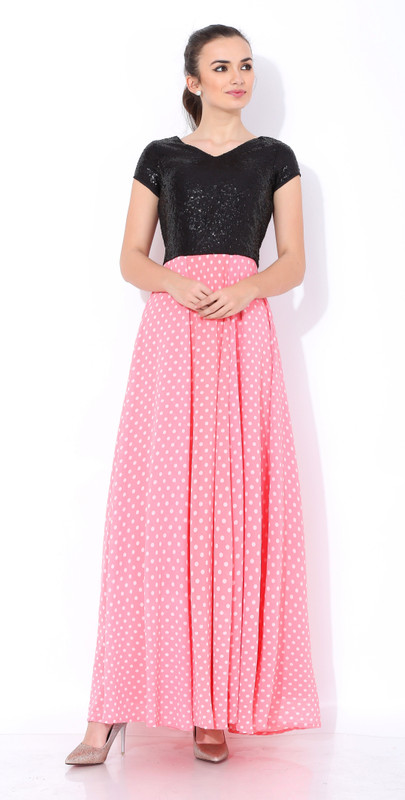 shaper Women Gathered Multicolor Dress